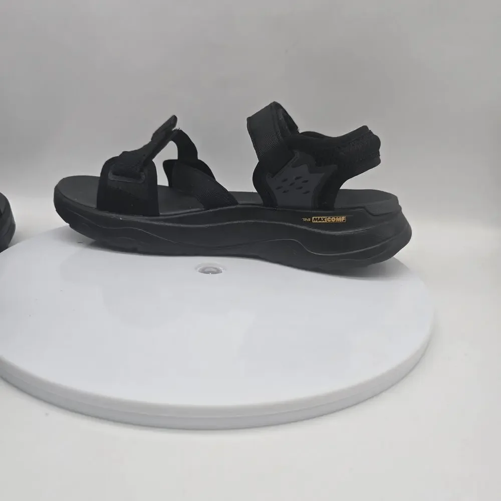 Teva Max Comf Zymic Sandals Womens Size Women's 9 Hiking Walking Techwear Black